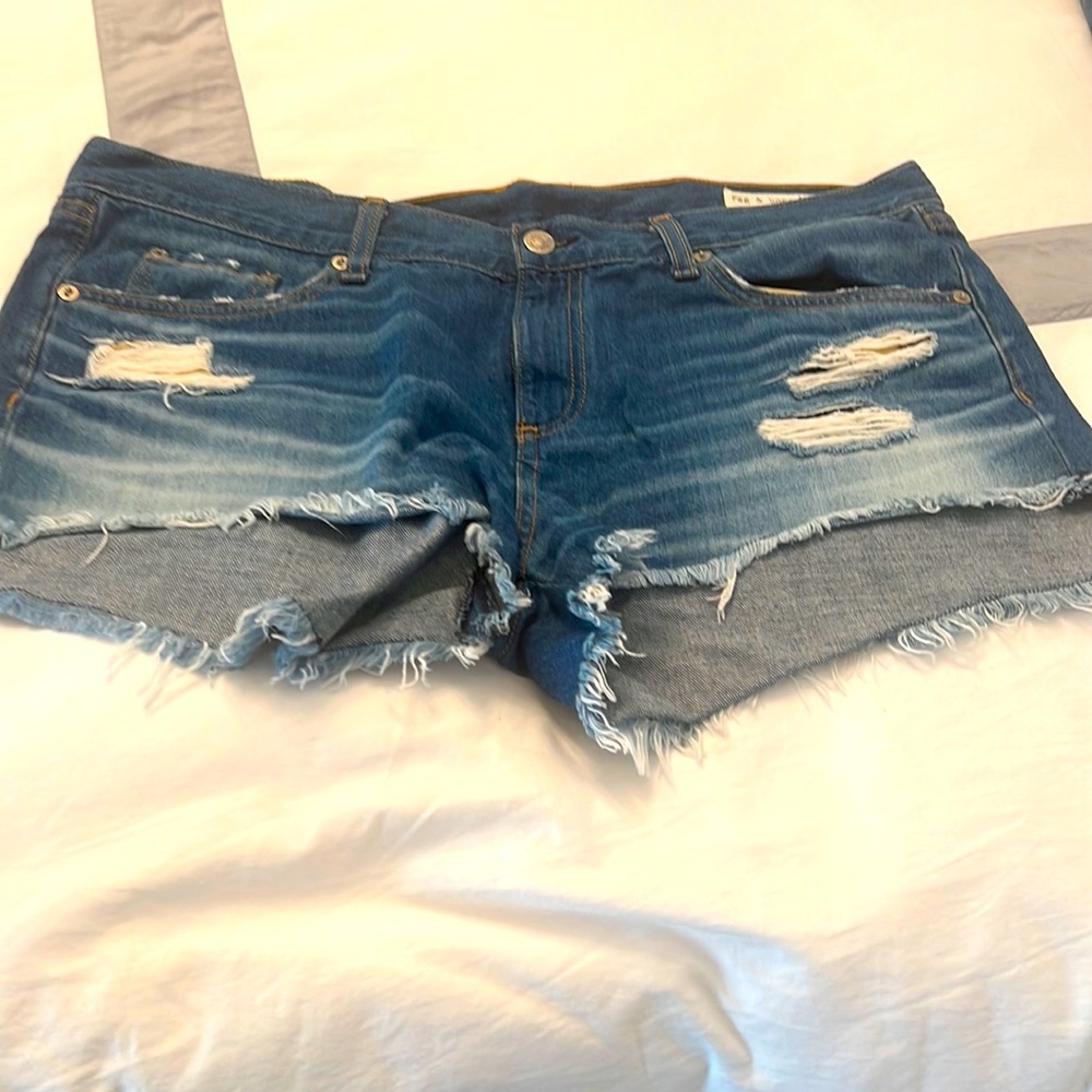 Work once , rag and bone denim shorts